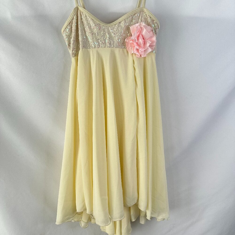 Cream Babydoll Lyrical Dress